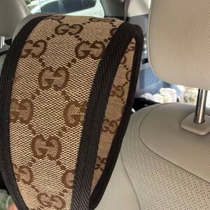 G headband Women’s Beige and Brown Logo Strap